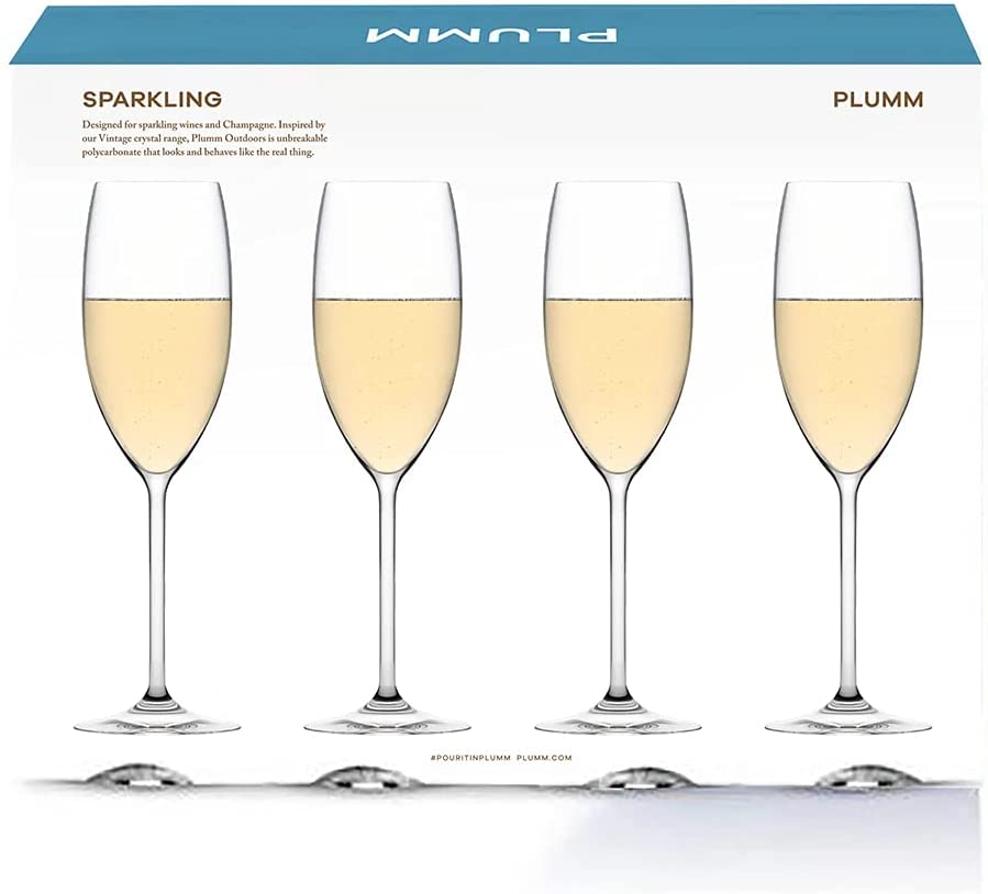 Unbreakable Champagne Glasses for the Outdoors or any occasion